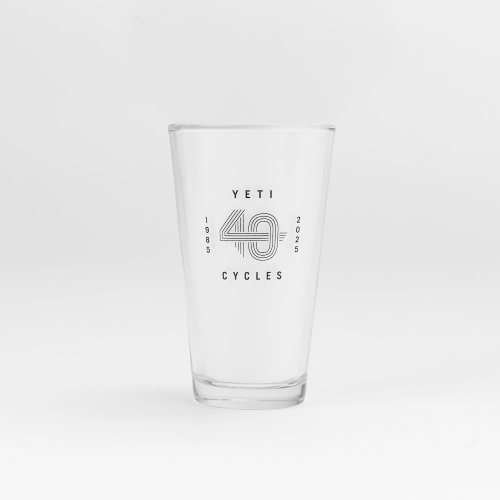 YETI 40TH Anniversary Pint Glass 16OZ