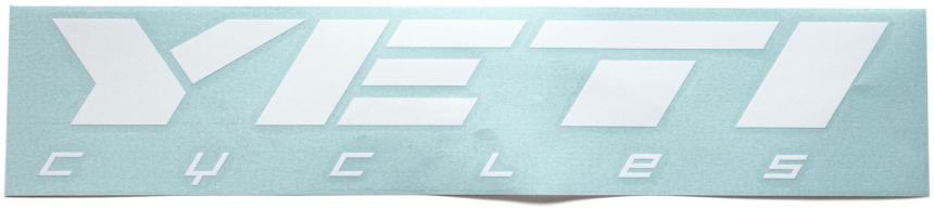 Yeti Logo Stencil Sticker 38x7cm